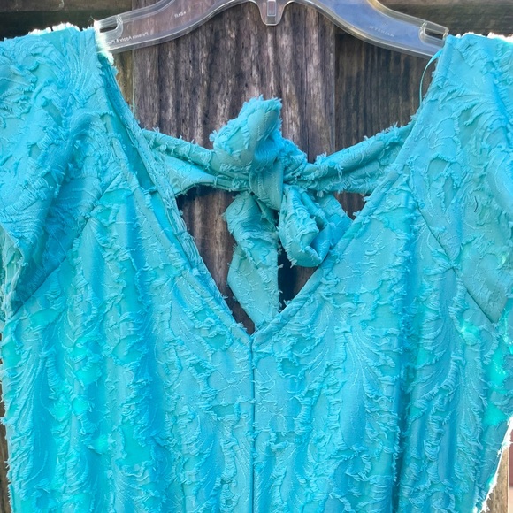 Lauren Conrad Turquoise Ruffle Dress - Picture 8 of 8